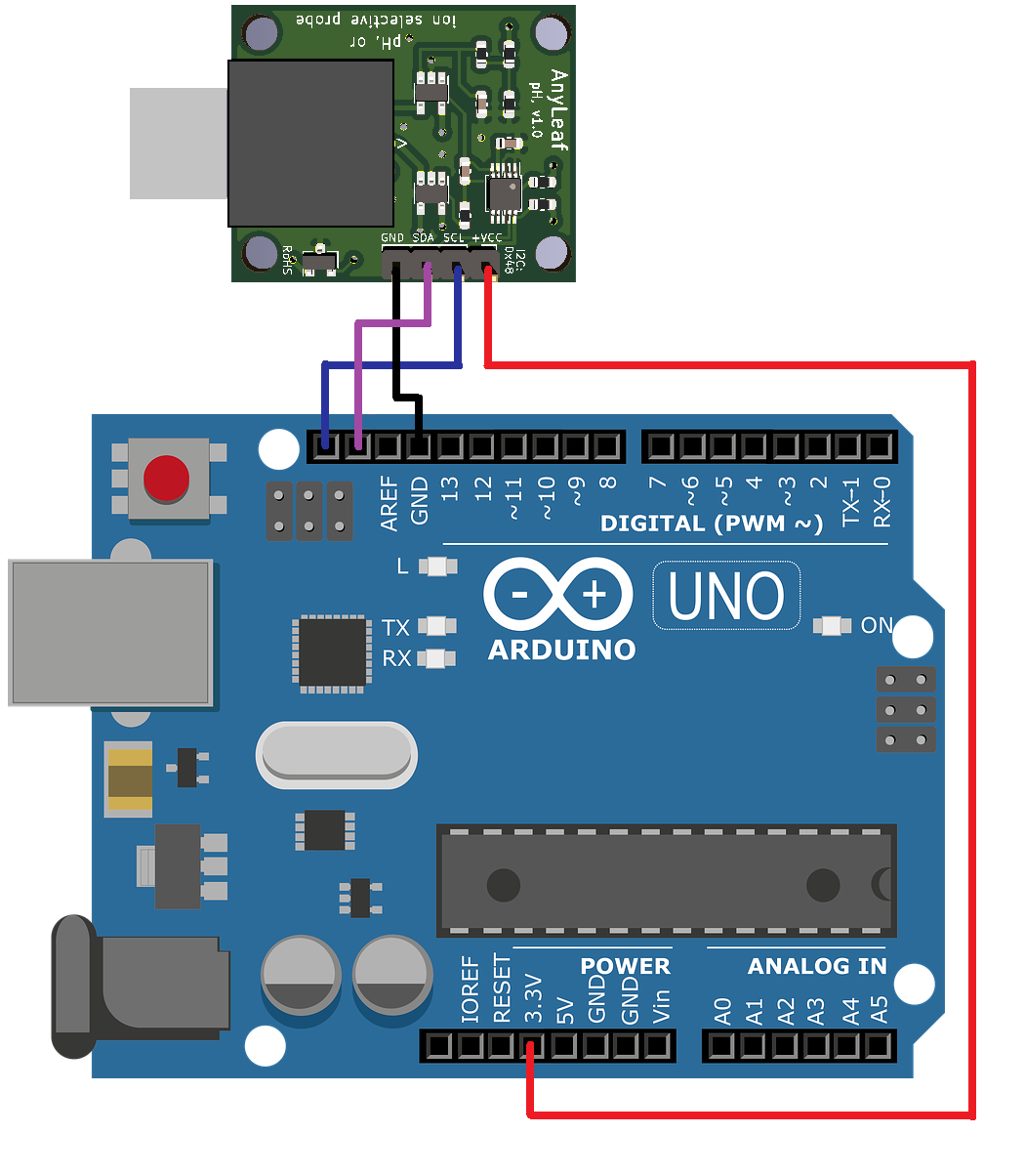 wiring diagram for Arduino
