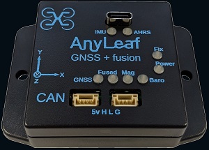 AnyLeaf CAN GNSS, AHRS